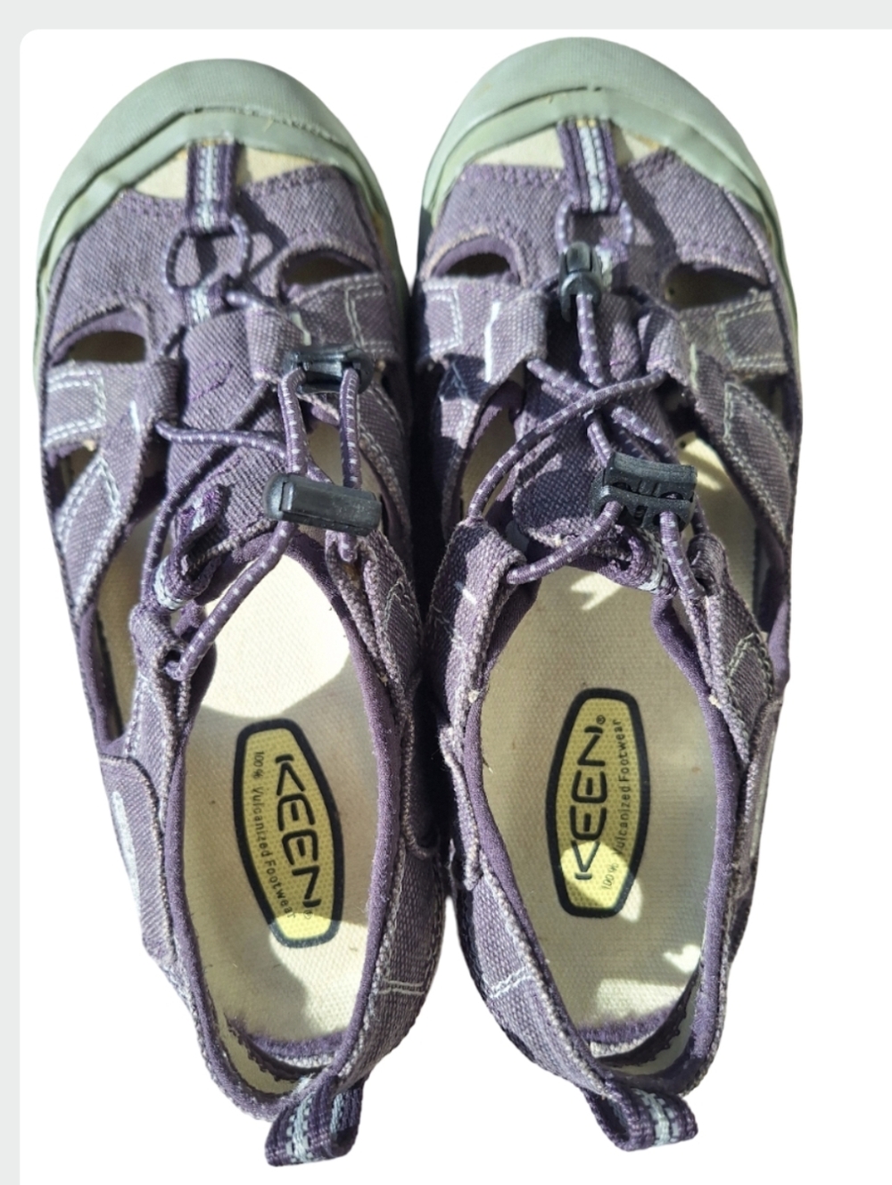 KEEN Coronado Vulcanized Canvas Water Sandal Women 8 Lavender. Trail Shoe